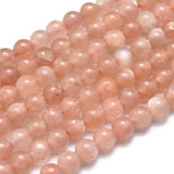 Natural Sunstone Beads Strands, Round, 4~4.5mm, Hole: 0.5mm, about 102pcs/Strand, 15.35 inch(39cm), 2Strand/Set