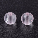 Natural  Rose Quartz Beads Strands, Round, 4mm, Hole: 0.8mm, about 92pcs/strand, 15 inch~16 inch, 5Strand/Set