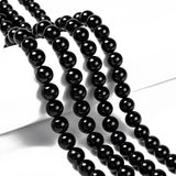 Grade A Natural Tourmaline Round Bead Strands, 8mm, Hole: 1mm, about 50pcs/strand, 15.5 inch, 2Strand/Set