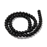 Natural Lava Rock Round Bead Strands, 6mm, Hole: 1mm, about 66pcs/strand, 15.7 inch, 20Strand/Set