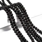 Natural Lava Rock Round Bead Strands, 6mm, Hole: 1mm, about 66pcs/strand, 15.7 inch, 20Strand/Set