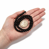 Natural Lava Rock Round Bead Strands, 6mm, Hole: 1mm, about 66pcs/strand, 15.7 inch, 20Strand/Set