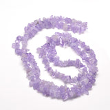 Natural Amethyst Chip Bead Strands, 5~8x5~8mm, Hole: 1mm, about 31.5 inch, 10Strand/Set