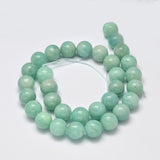 Grade AB Natural Amazonite Round Bead Strands, 6mm, Hole: 0.8mm, about 63pcs/strand, 15.5 inch, 2Strand/Set