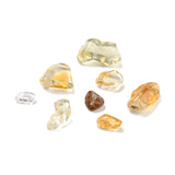 Natural Citrine Chip Beads, No Hole, 2~8x2~4mm, about 8500pcs/500g