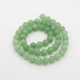 Natural Green Aventurine Round Bead Strands, 6mm, Hole: 1mm, about 68pcs/strand, 15.7 inch