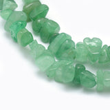 Natural Green Aventurine Beads Strands, Chip, 5~8mm, Hole: 1mm, about 33 inch(84cm), 5Strand/Set