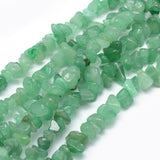 Natural Green Aventurine Beads Strands, Chip, 5~8mm, Hole: 1mm, about 33 inch(84cm), 5Strand/Set