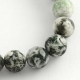 Natural Tree Agate Round Gemstone Beads Strands, 8.5mm, Hole: 1.2mm, about 45~48pcs/strand, 15 inch, 5Strand/Set