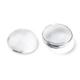 Transparent Glass Cabochons, Clear Dome Cabochon for Cameo Photo Pendant Jewelry Making, Clear, 15.5~16x4~5mm, 200pcs/Set