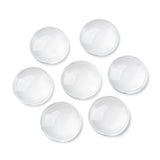 Transparent Glass Cabochons, Clear Dome Cabochon for Cameo Photo Pendant Jewelry Making, Clear, 15.5~16x4~5mm, 200pcs/Set