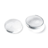 Transparent Glass Cabochons, Clear Dome Cabochon for Cameo Photo Pendant Jewelry Making, Clear, 17.5~18x5mm, 200pcs/Set