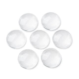 Transparent Glass Cabochons, Clear Dome Cabochon for Cameo Photo Pendant Jewelry Making, Clear, 17.5~18x5mm, 200pcs/Set