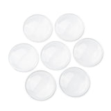 Transparent Glass Cabochons, Clear Dome Cabochon for Cameo Photo Pendant Jewelry Making, Clear, 34.5~36x7.5mm, 50pcs/Set