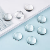 Transparent Half Round Glass Cabochons, Clear, 24~25x11~12mm, 100pc/Set