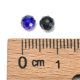 Electroplate Faceted Rondelle AB Color Plated Transparent Glass Beads, Mixed Color, 4x3mm, Hole: 1mm, 200pcs/Set