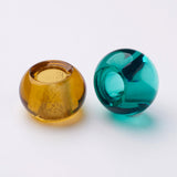 Handmade Lampwork European Beads, Rondelle, Mixed Color, Size: about 14mm in diameter, 8.5~10mm thick, hole: 5mm, 200pc/Set