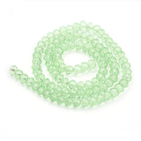 Handmade Glass Glass Beads, Faceted Rondelle, Mixed Color, 8x6mm, Hole: 1mm, about 63~65pcs/strand, 39~40cm, 10Strand/Set