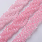 Natural Rose Quartz Beads Strands, Round, 8mm, Hole: 1mm, about 46pcs/strand, 10Strand/Set