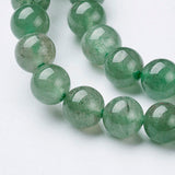 Natural Green Aventurine Beads Strands, Round, 6mm, Hole: 0.8mm, about 60~61pcs/strand, 15~16 inch, 10Strand/Set