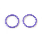 Iron Jump Rings, Open Jump Rings, Mixed Color, 18 Gauge, 10x1mm, Inner Diameter: 8mm, 200pc/Set