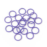 Iron Jump Rings, Open Jump Rings, Mixed Color, 18 Gauge, 10x1mm, Inner Diameter: 8mm, 200pc/Set