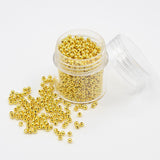 Iron Round Spacer Beads, Golden, 2~5mm, Hole: 1~2mm(Five Size:5mm,hole:2mm,4mm,hole:1.7mm,3mm,hole: 1.2mm,2.5mm,hole:1mm,2mm,hole:0.8mm), 5Box/Set