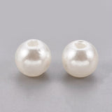 ABS Plastic Imitation Pearl Beads, Round, Old Lace, 11~12mm, Hole: 2.3mm, about 500pcs/500g