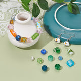 Handmade Lampwork Beads, Assorted Shapes, Mixed Color, 4~20x4~20mm, Hole: 1~2.5mm, 80pc/Set