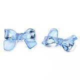 Transparent Acrylic Beads, Bowknot, Mixed Color, 24x33x7mm, Hole: 1.8mm, about 220Pcs/500g