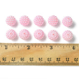 Imitation Pearl Acrylic Beads, Berry Beads, Combined Beads, Round, Pearl Pink, 12mm, Hole: 1.5mm, 40pc/Set