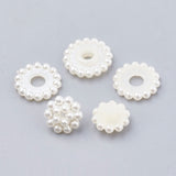 Imitation Pearl Acrylic Beads, Berry Beads, Combined Beads, Round, Beige, 10mm, Hole: 1mm, about 200pcs/bag