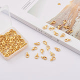 Zinc Alloy Lobster Claw Clasps, Golden, 12x6mm, Hole: 1.2mm, 100pcs/Box