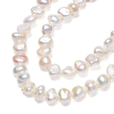 Natural Cultured Freshwater Pearl Beads Strands, Oval, Seashell Color, 4~5x4~5x2.5~3.5mm, Hole: 0.7mm, about 99~100pcs/strand, 13.98 inch~14.13 inch(35.5~35.9cm)