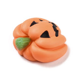 Pumpkin Opaque Resin Cabochons, for Halloween, Orange, 18x20x8mm, 50pc/Set