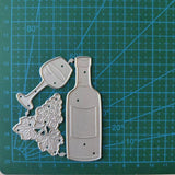 Carbon Steel Cutting Dies Stencils, for DIY Scrapbooking, Photo Album, Decorative Embossing Paper Card, Drink, 77x65mm, 4pcs/set