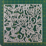 Carbon Steel Cutting Dies Stencils, for DIY Scrapbooking, Photo Album, Decorative Embossing Paper Card, Flower, 100x100mm, 4pcs/set