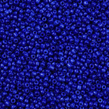 Glass Seed Beads, Opaque Colours Seed, Small Craft Beads for DIY Jewelry Making, Round, Blue, 2mm, Hole:1mm, about 30000pcs/pound