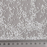 Glass Seed Beads, Ceylon, Round, White, 2mm, Hole: 1mm, about 30000pcs/pound