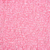 Glass Seed Beads, Ceylon, Round, Pink, 4mm, Hole: 1.5mm, about 4500pcs/pound