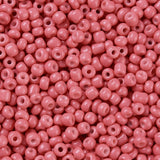 Baking Paint Glass Seed Beads, Light Coral, 8/0, 3mm, Hole: 1mm, about 10000pcs/bag