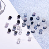 1 Box 6/0 Glass Seed Beads Round  Loose Spacer Beads, Mixed Color, 4mm, Hole: 1mm, about 1900pcs/box