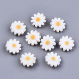 Natural Freshwater Shell Beads, Flower, Seashell Color, 10x4.5mm, Hole: 0.8mm, 10pcs/Set