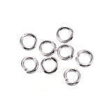 304 Stainless Steel Jump Rings, Open Jump Rings, Stainless Steel Color, 4x0.8mm, Inner Diameter: 2.4mm, 20 Gauge, 2000pcs/Set