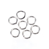 304 Stainless Steel Jump Rings, Open Jump Rings, Stainless Steel Color, 5x0.8mm, Inner Diameter: 3.4mm, 20 Gauge, 2000pcs/Set