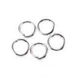 Tarnish Resistant 304 Stainless Steel Jump Rings, Open Jump Rings, Stainless Steel Color, 6x0.8mm, Inner Diameter: 4.4mm, 20 Gauge, 2000pc/Set