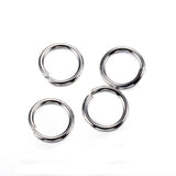 Tarnish Resistant 304 Stainless Steel Jump Rings, Open Jump Rings, Stainless Steel Color, 7x1mm, 18 Gauge, Inner Diameter: 5mm, 2000pc/Set