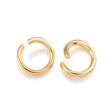 304 Stainless Steel Jump Rings, Open Jump Rings, Golden, 8x1.2mm, 200pcs/Set