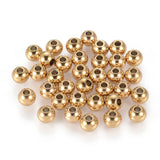 Ion Plating(IP) 202 Stainless Steel Rondelle Spacer Beads, Golden, 6x5mm, Hole: 2mm, 100pc/Set