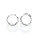 304 Stainless Steel Jump Rings, Open Jump Rings, Stainless Steel Color, 21 Gauge, 5x0.7mm, Inner Diameter: 3.5mm, 1000pcs/Set